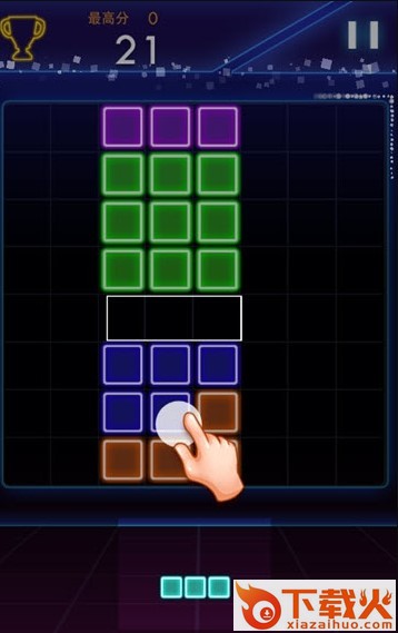 发光方块拼图Glow Block Puzzle截图1