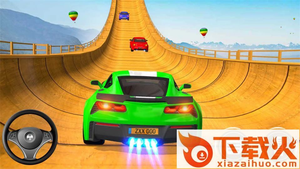 汽车特技疯狂坡道(Car Stunt Crazy Ramp Car Games)截图1