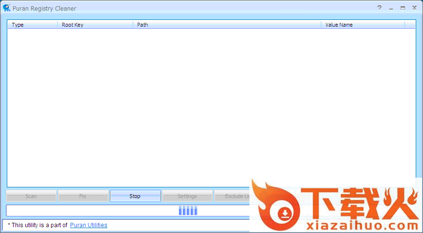 注册表清理精灵(Puran Registry Cleaner) v1.2 绿色免费版 截图1