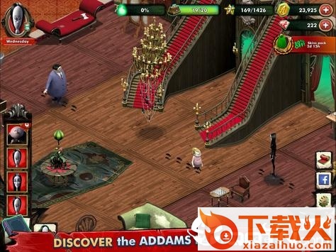 亚当斯一家游戏截图1