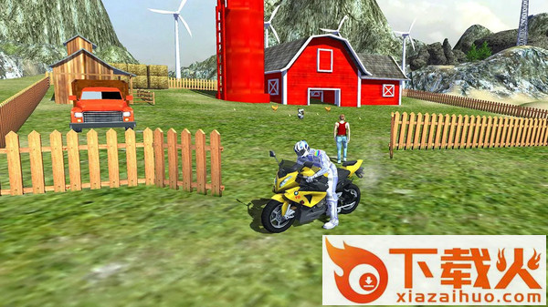 公路摩托车骑手驾驶(Highway Racer: Bike Driving 3D)截图1