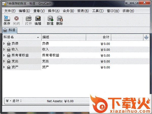 gnucash汉化版 v4.6.0 汉化版 截图1