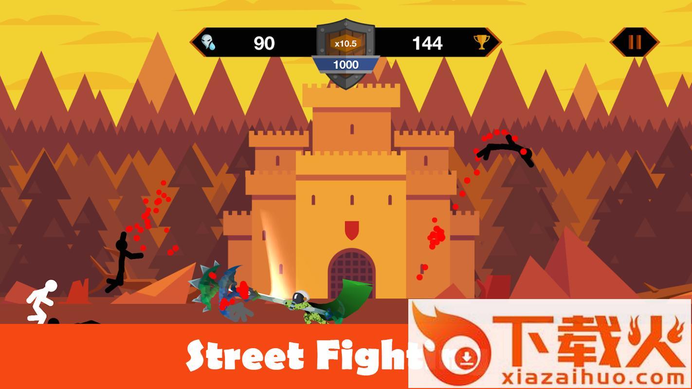 Street Stickman Fighter(火柴人战斗战士巷战)截图2