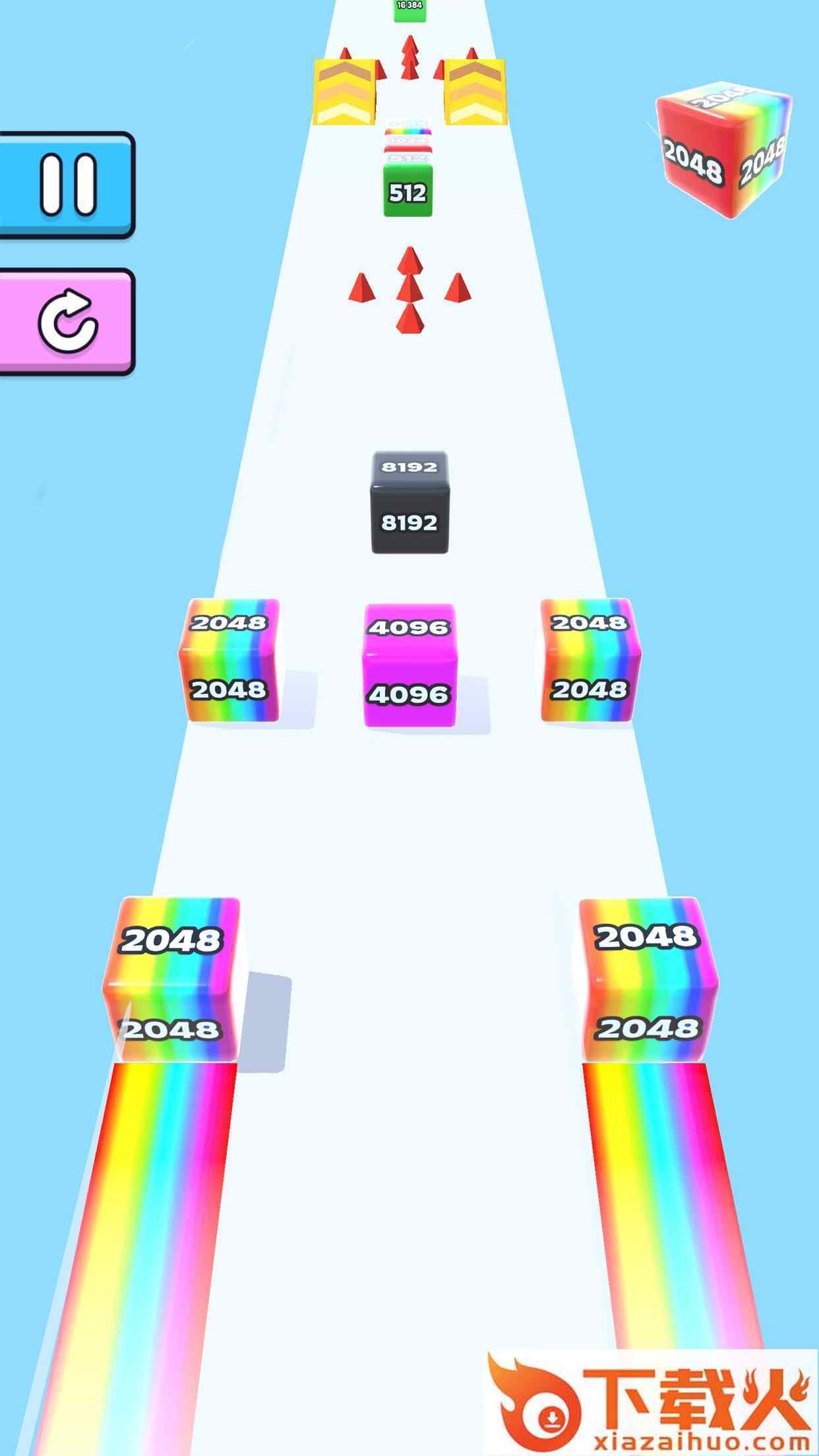 果冻快跑2048截图1
