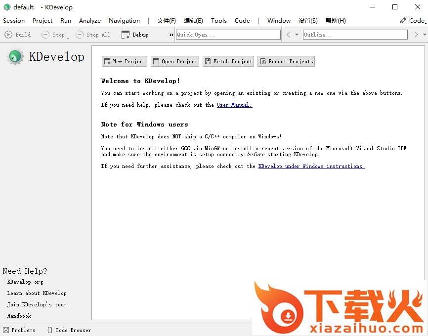 kdevelop windows版