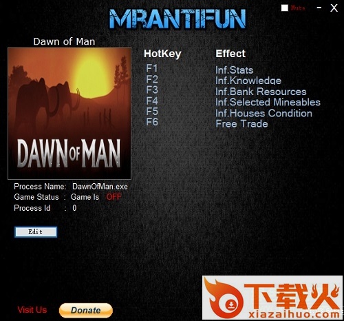 人类黎明六项修改器 v1.1.0 最新免费版 截图1