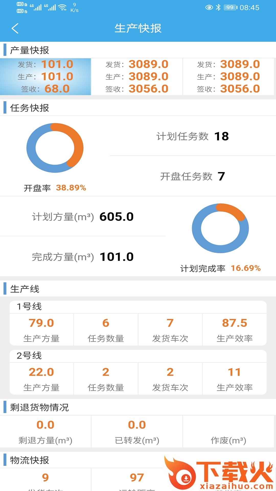 搅拌站ERP系统截图2