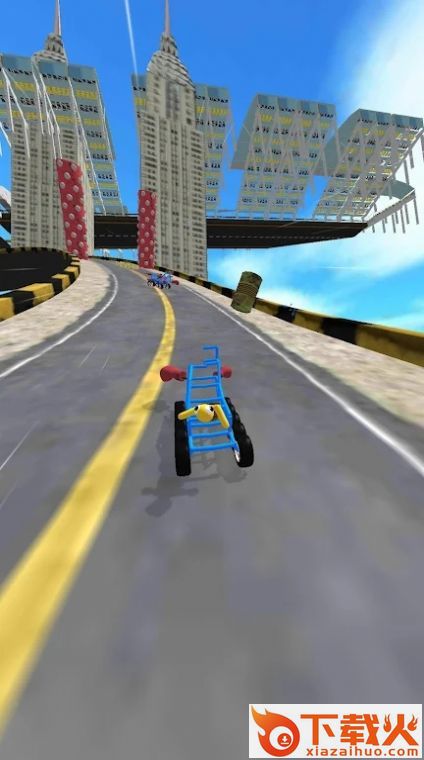 弹跳车轮战争(Drive Kick! Race Build Battle)截图1