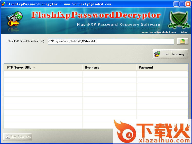 flashfxp密码修改器下载