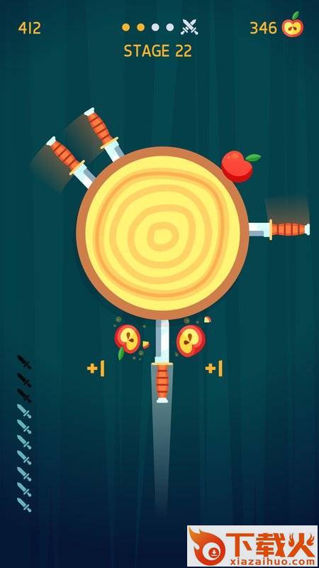 Knife Hit(插水果刀游戏)截图2