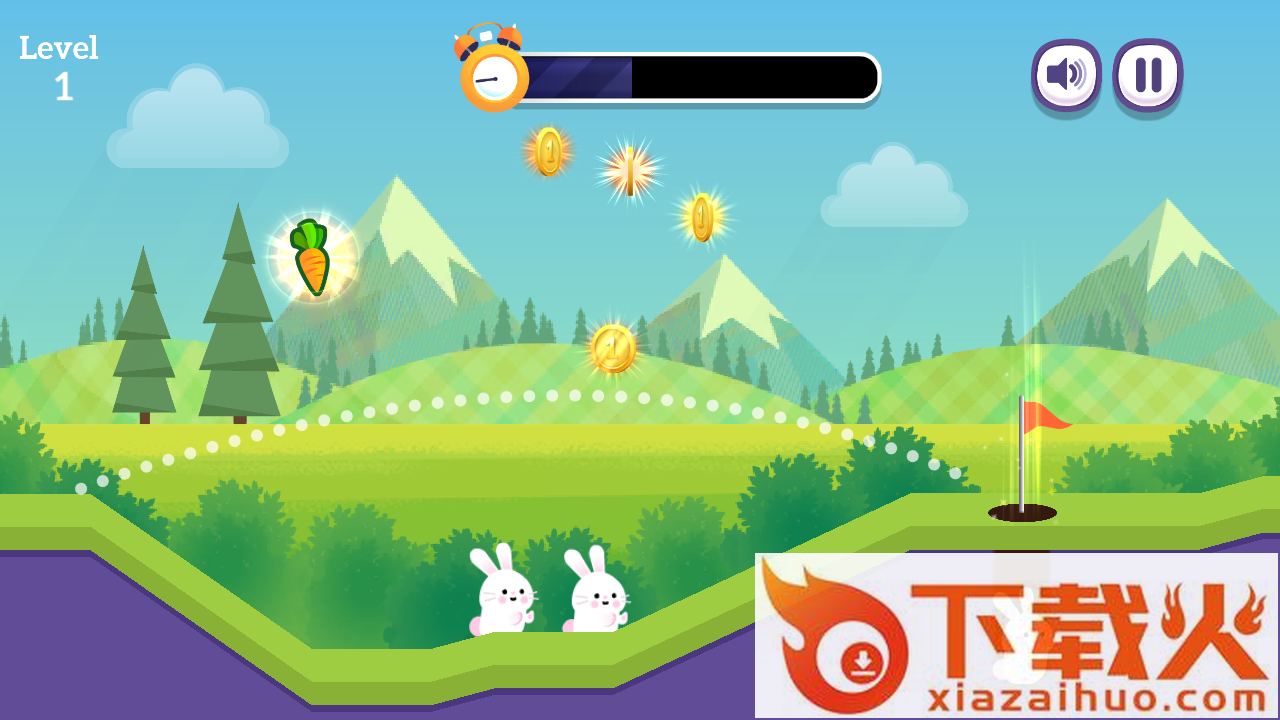 Bunny Golf(兔兔高尔夫手游)截图2