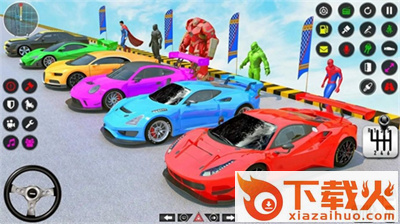 真实汽车特技表演(Extreme Car Stunt Car Games)截图2