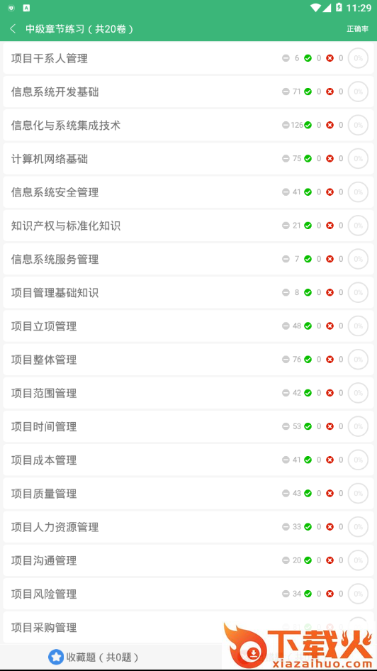蜗牛软考真题库截图2