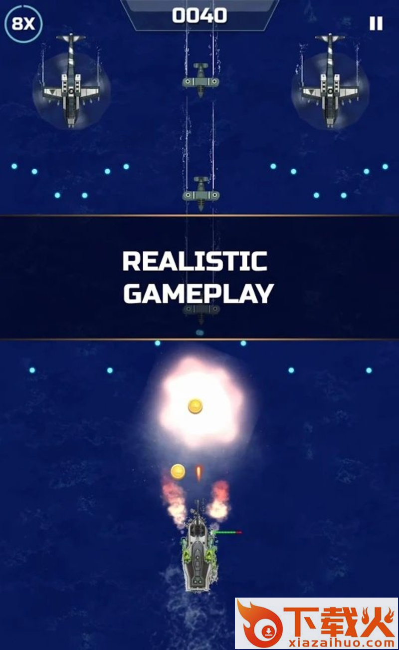 Unstoppable Sea Assault(不可阻挡的无尽射击)截图1
