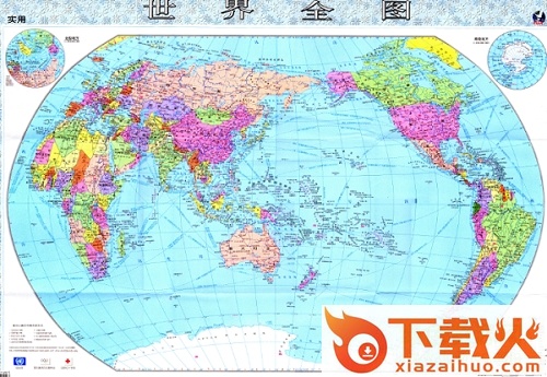 世界电子地图高清版大图 中文版 截图1