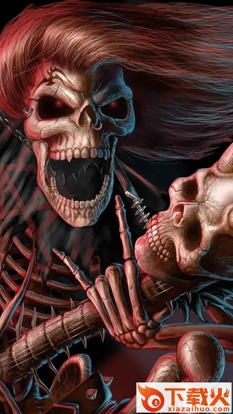 头骨动态壁纸(Skulls Live Wallpaper)下载截图2