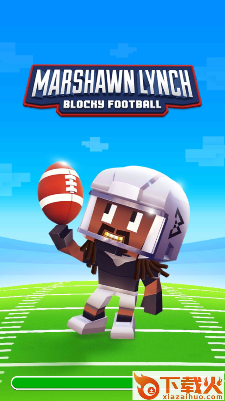 Marshawn Lynch Blocky Football(橄榄球碰手游)截图1