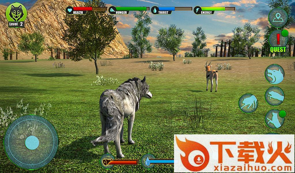 Ultimate Wolf Adventure 3D(狼之冒险)截图1