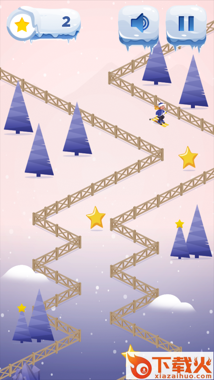 折线滑雪游戏截图2