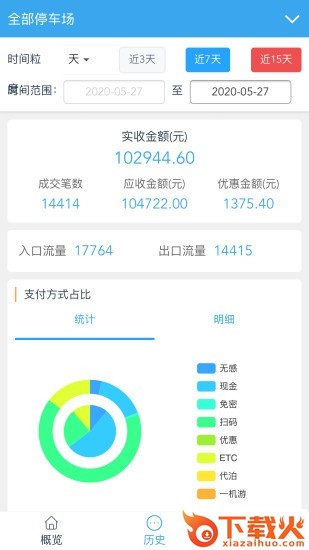 云智停车场管理者APP截图2