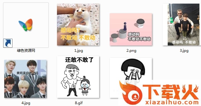 感不感动不敢动表情包