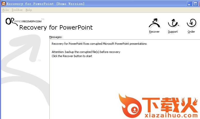 recovery for powerpoint修改版(ppt文件修复工具) v3.3 最新免费版 截图1