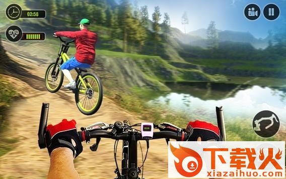 越野特技车手(Offroad BMX Rider: Mountain Bike Game)截图2