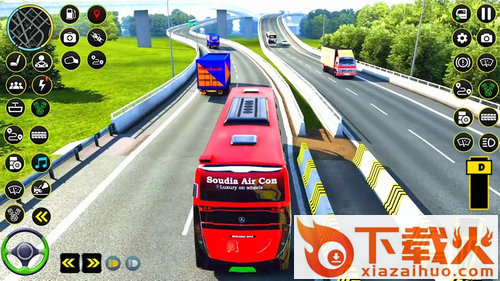 手动挡巴士(Tourist Bus Drive 3D 21)截图1