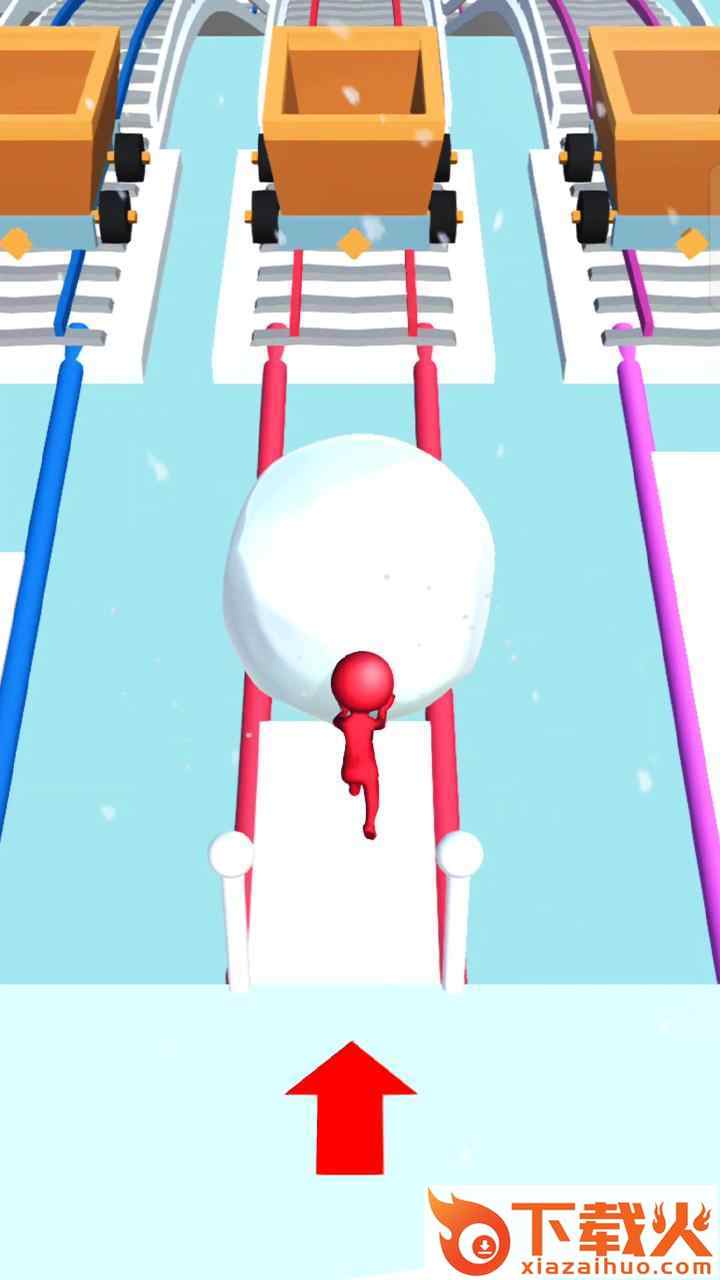 雪地竞赛游戏截图2