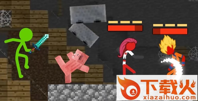 火柴人方块战争Stickman Combat: Craft War截图2