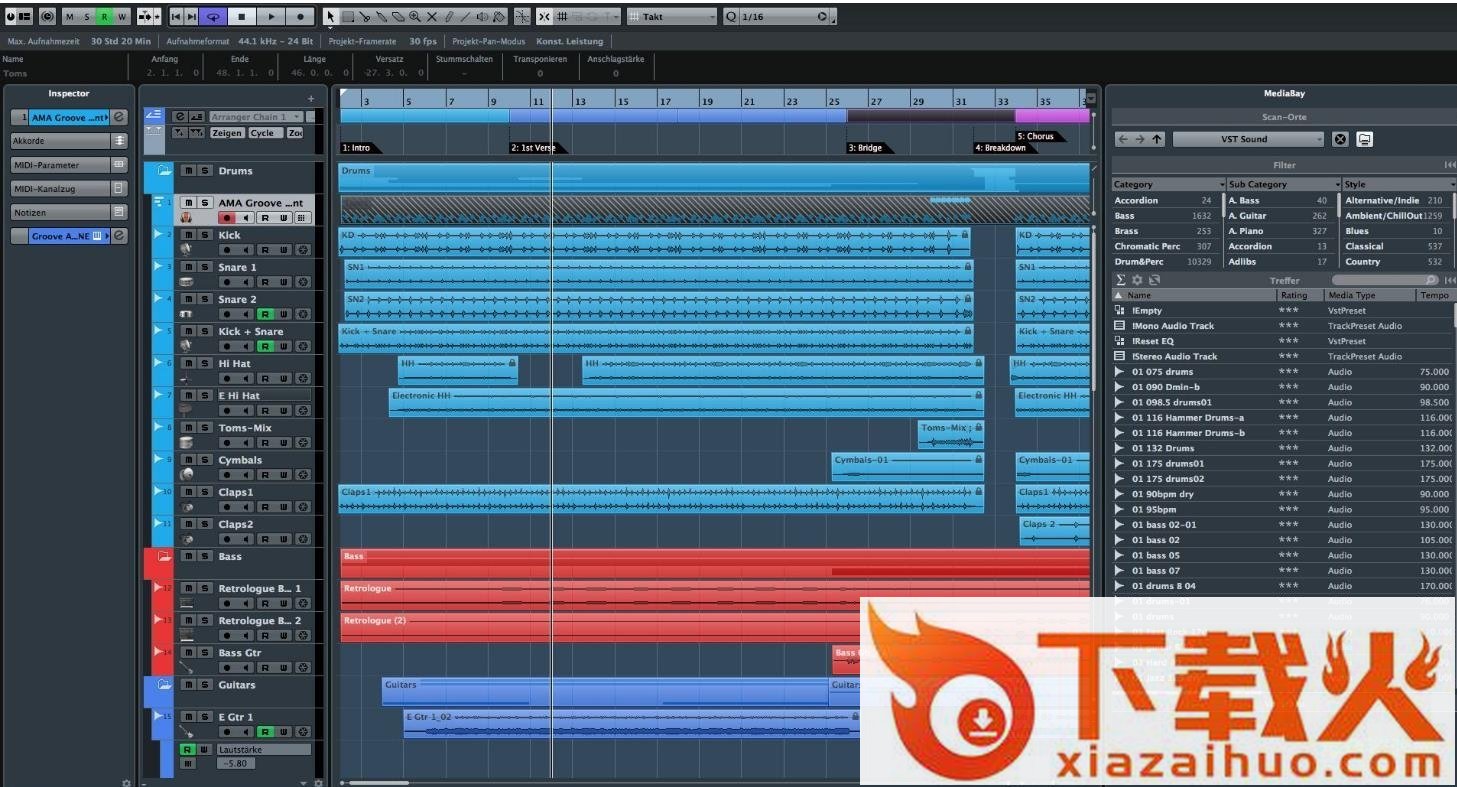 cubase5正式版 v5.2 绿色汉化正式版 截图1