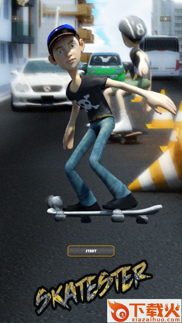 Skatester跑酷游戏截图1