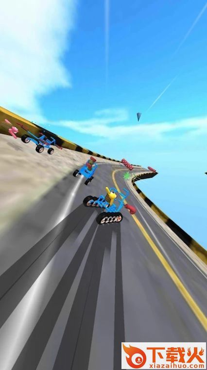 弹跳车轮战争(Drive Kick! Race Build Battle)截图2