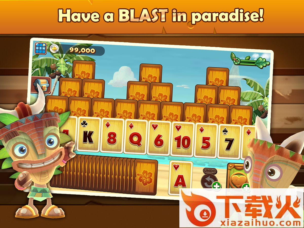 接龙纸牌Solitaire TriPeaks截图2