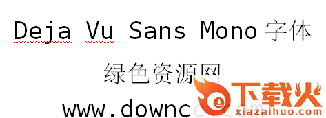 Deja Vu Sans Mono字体 截图1