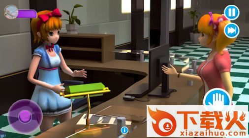 AnimeHighSchoolGirlTeacherSimulator3dGames截图2
