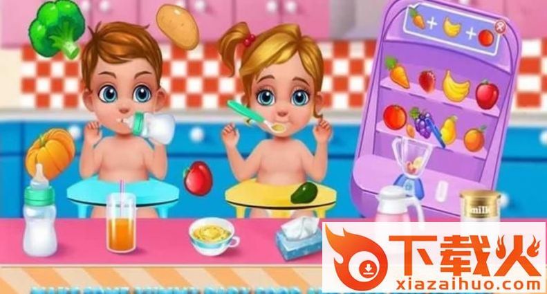 甜蜜双胞胎(Newborn Sweet Baby Twins) v1.0 安卓版截图1