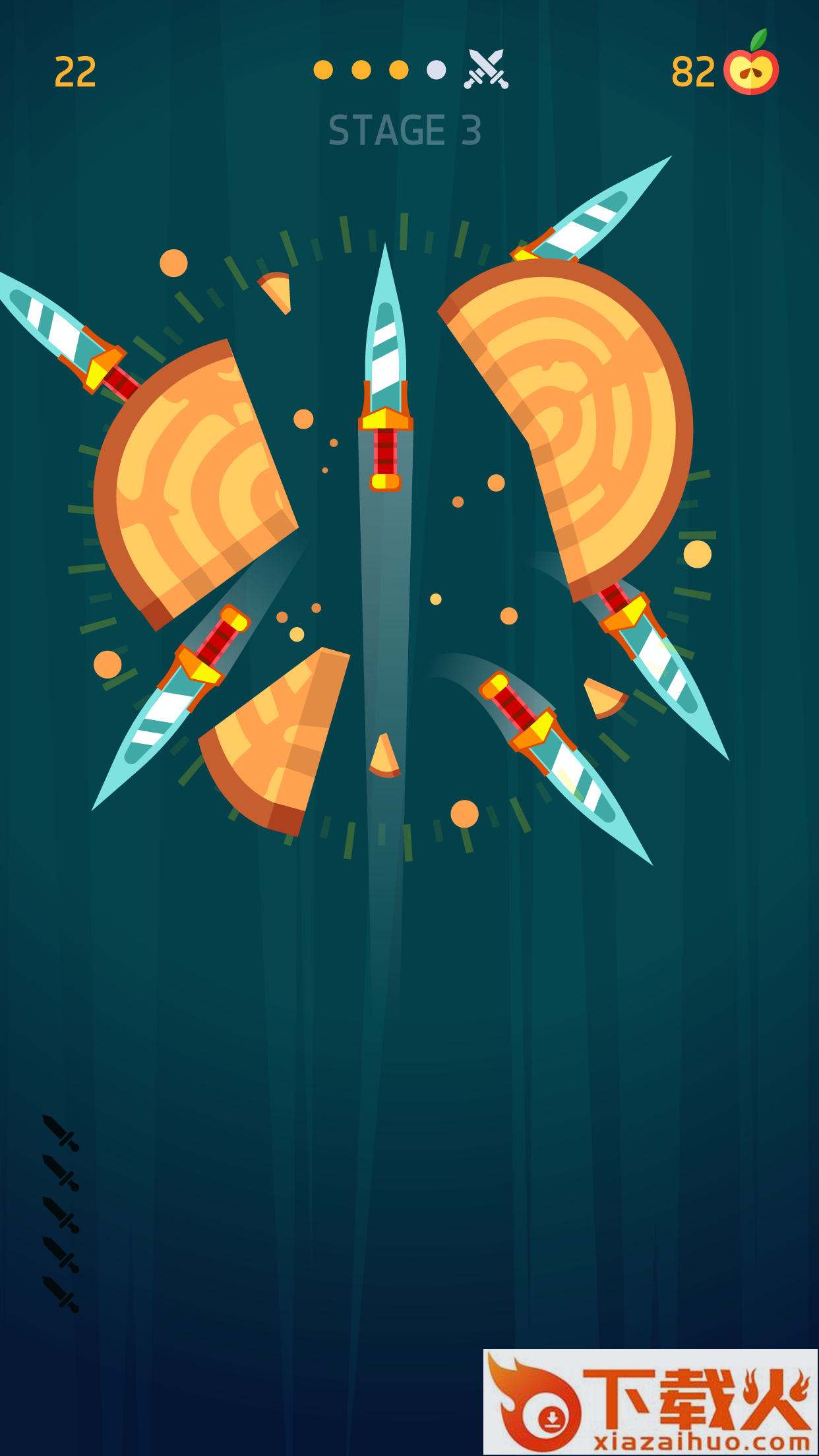 Knife Hit(飞刀打击官方版下载) v1.0.1 最新版截图2