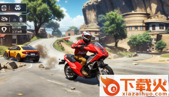极限摩托挑战赛(Xtreme Bike Driving Moto Games)截图2