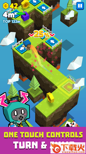 Cubie Jump(萌方跳跃游戏)截图2