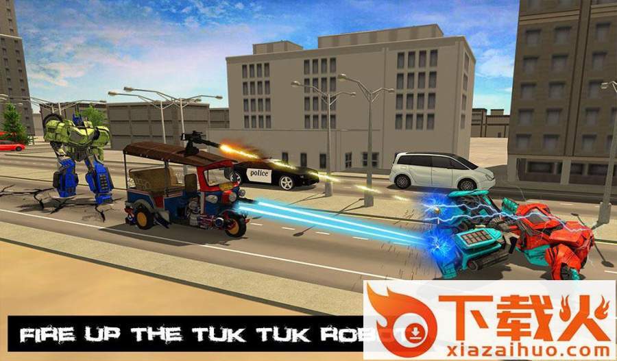 Tuk Tuk Robot Transformation(嘟嘟变形金刚游戏)截图2