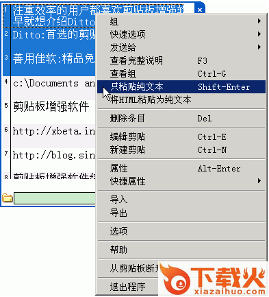 Ditto(标准的windows剪贴工具) v3.20.54.0 免费绿色版 截图1