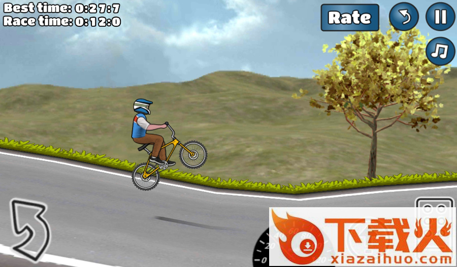 Wheelie Challenge游戏中文正版(特技摩托车翘头游戏)截图1