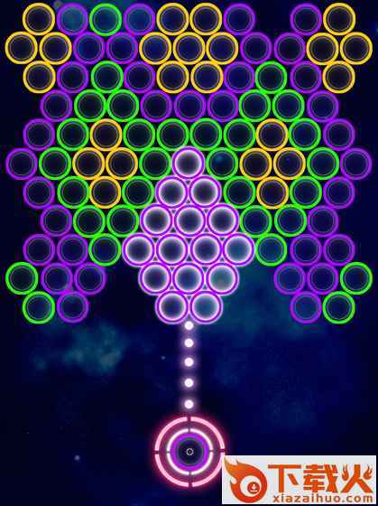 Bubble Shooter(荧光霓虹泡泡手游下载)截图1