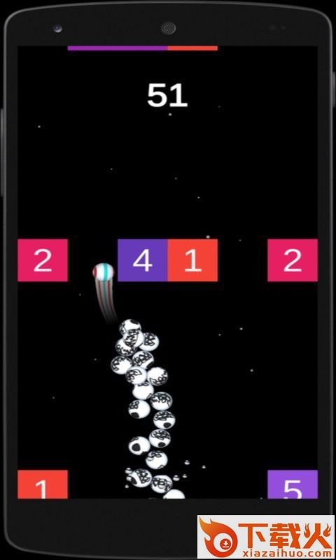 Balls Rush - SPACE(弹球冒险游戏)截图1