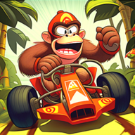 猴子丛林卡丁车游戏下载-猴子丛林卡丁车（monkey jungle kart）v2 安卓版
