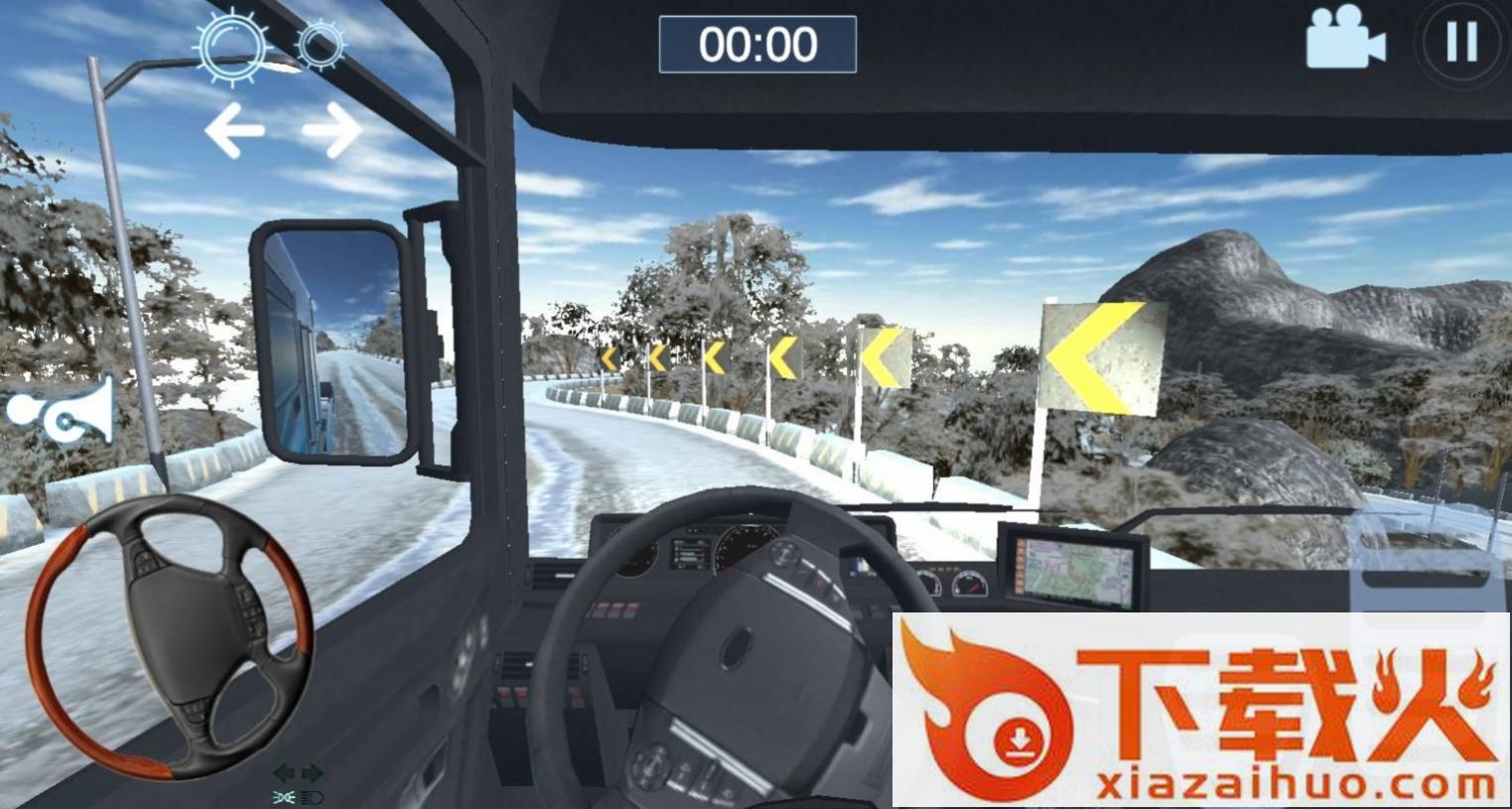 雪山卡车模拟器(Truck Simulator Snow Mountain)截图2