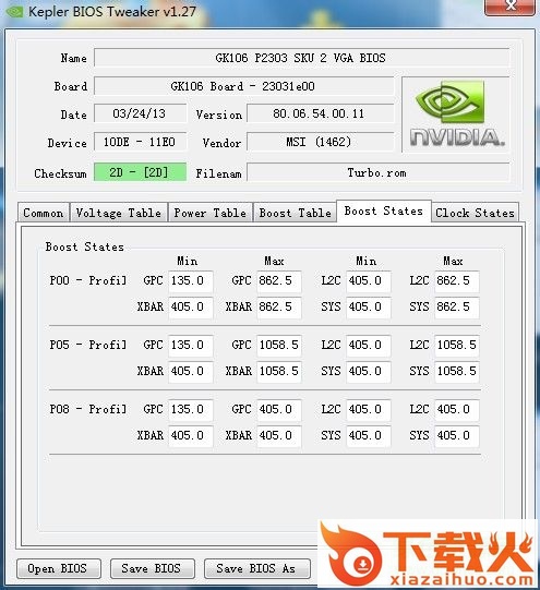 kepler bios tweaker(显卡优化软件) v1.30 最新免费版 截图1