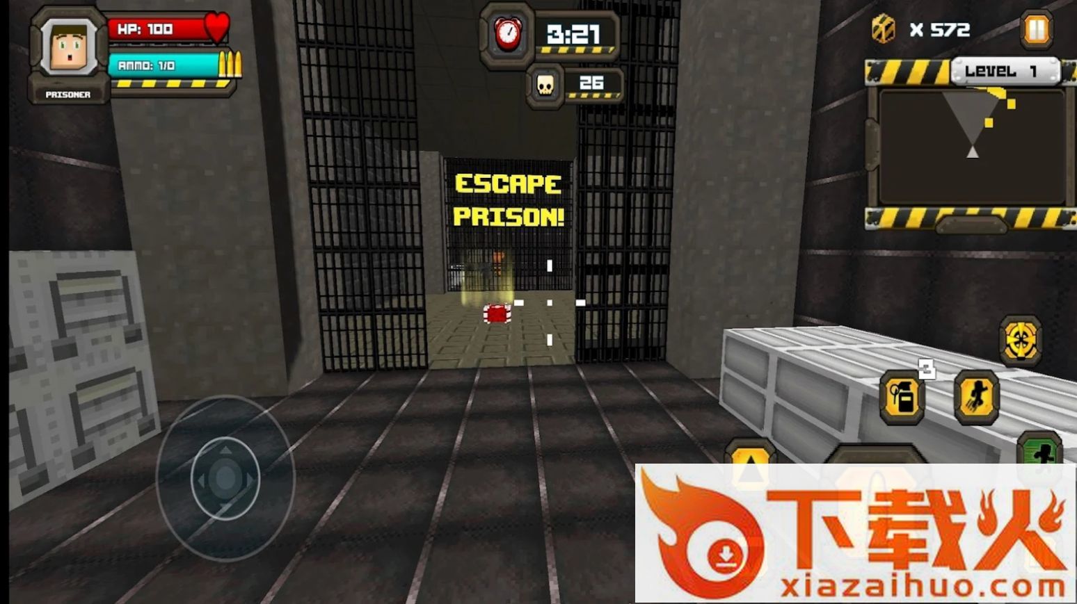 方块人越狱生存Most Wanted Jail Break截图1