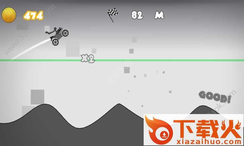 Stickman Racer Jump(火柴人沙丘摩托)截图1